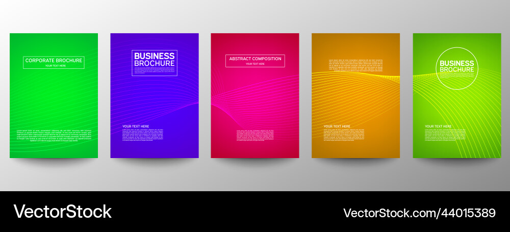 Cover geometric minimal set abstract line pattern Cover geometric minimal set abstract line pattern Vector Image