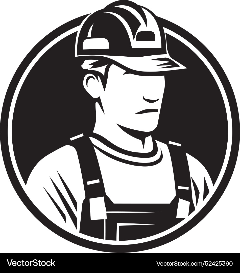 Construction Worker Logos vector image
