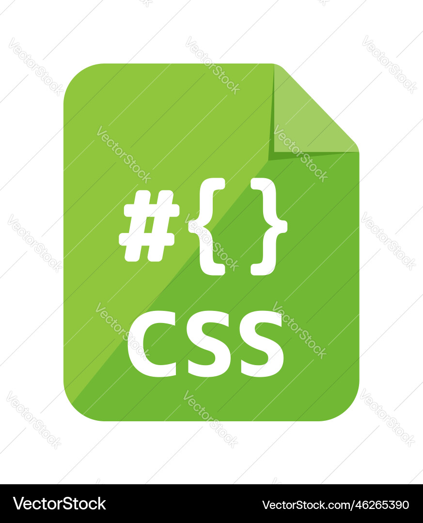 File formats icon css File formats icon css Vector Image