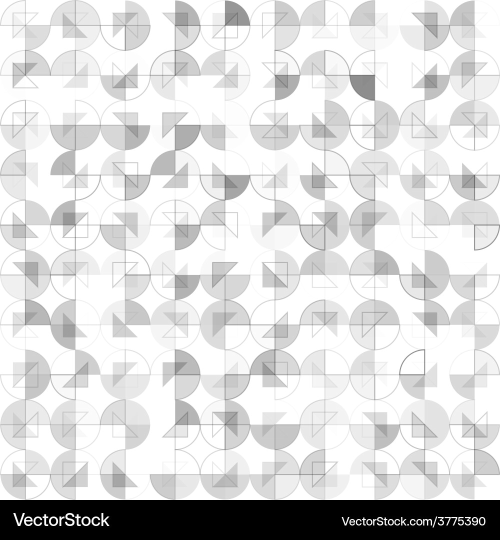 Geometric Pattern - Retro Style Vector Image