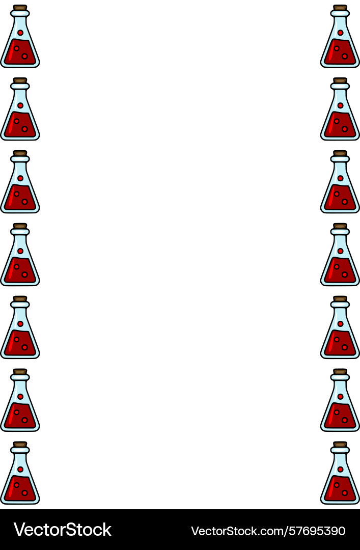 Seamless border design featuring repeating Seamless border design featuring repeating vector image