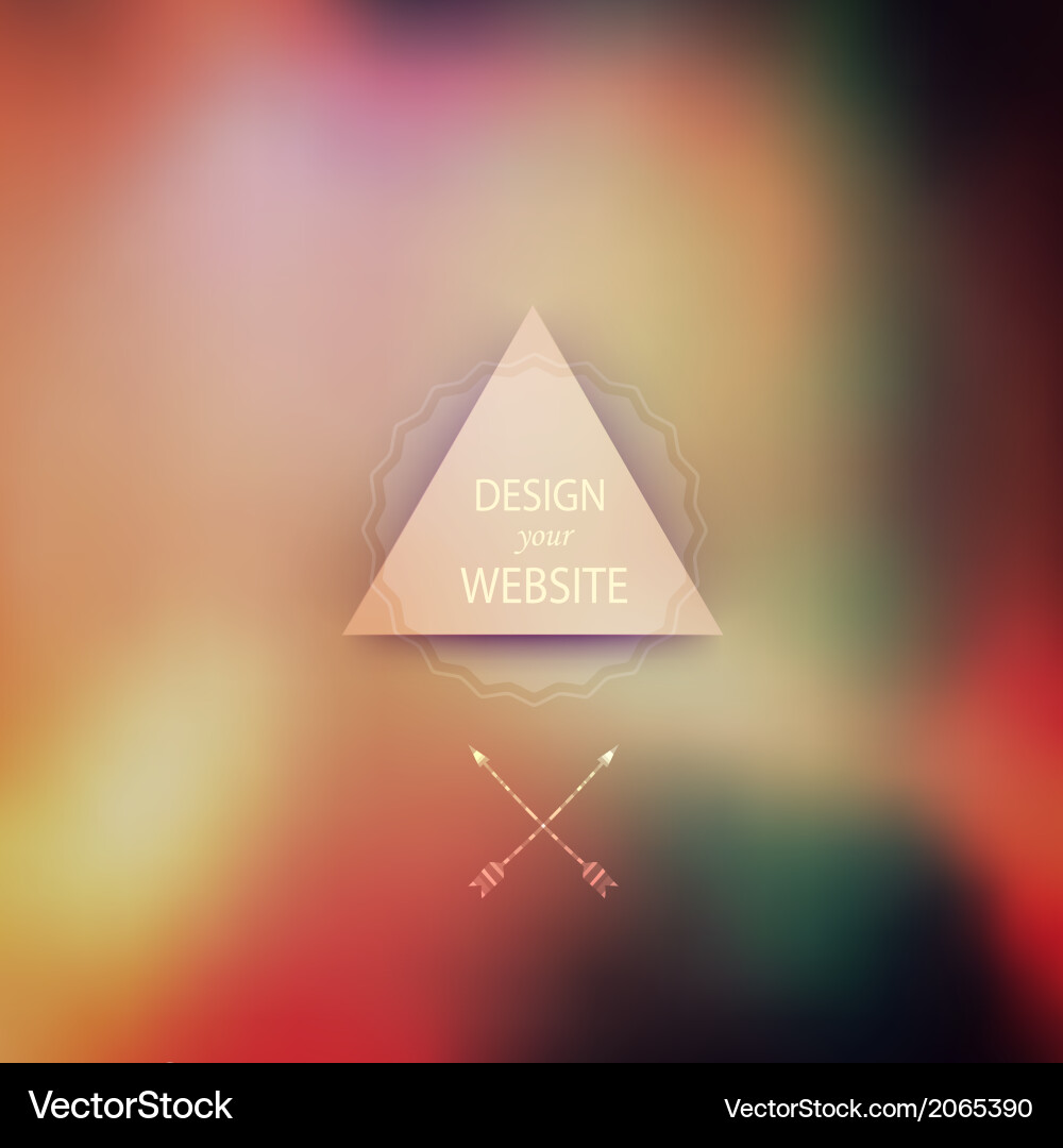 Web and mobile interface template Vector Image
