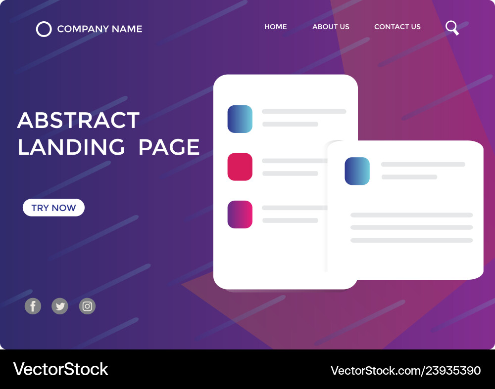 Web page design templates Vector Image
