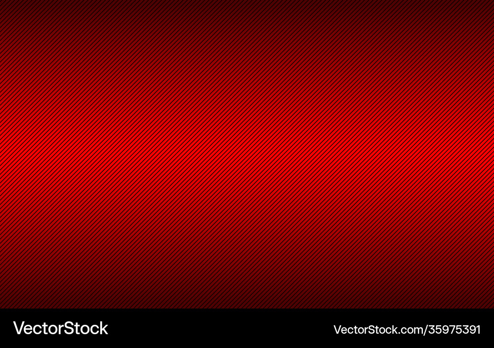 Abstract Black and Red Diagonal Lines Background Vector Image