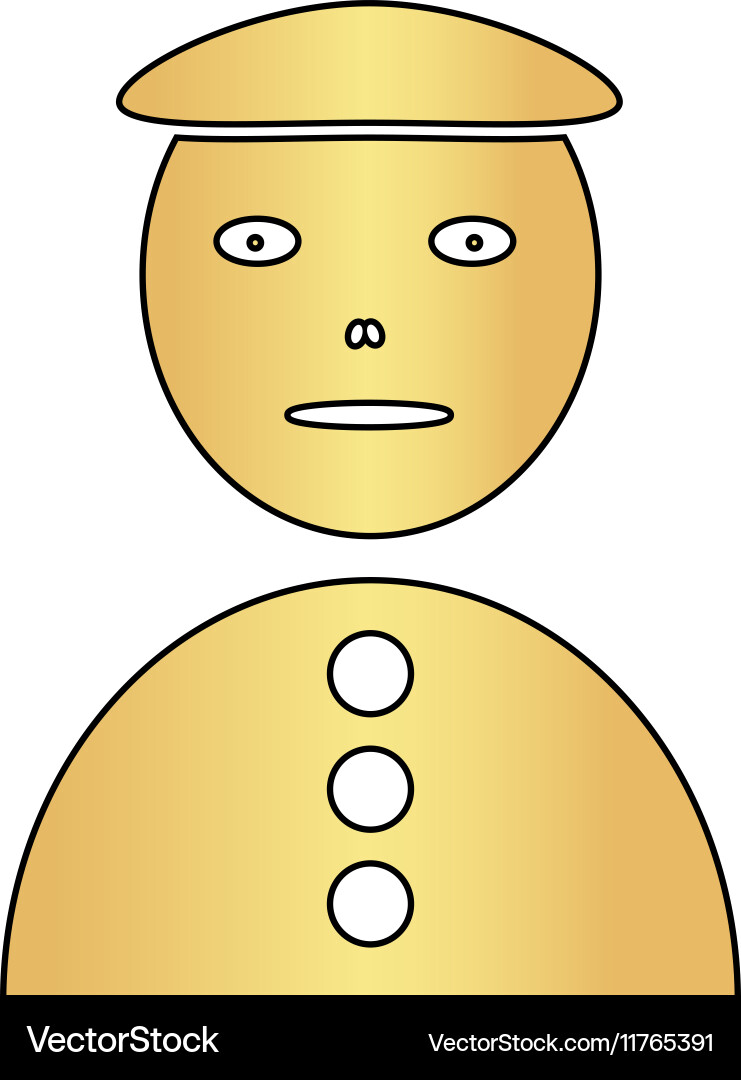 Clown jester computer symbol Vector Image