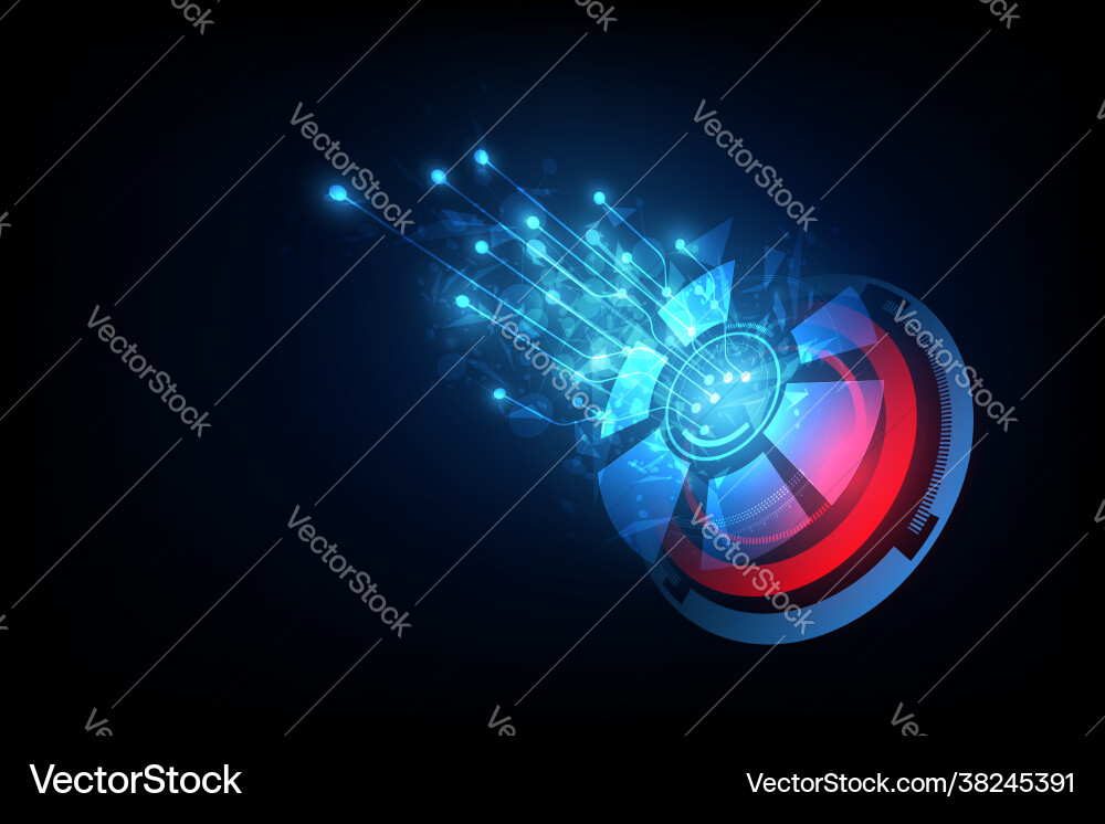 Connection line on networking telecommunication Connection line on networking telecommunication vector image