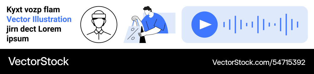 Avatar of automated customer support Avatar of automated customer support vector image