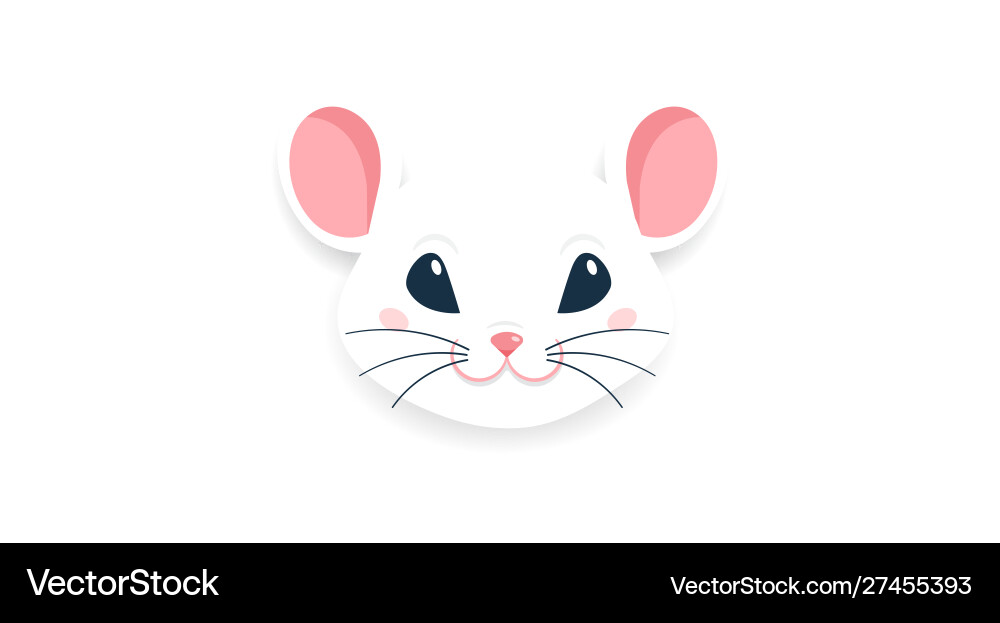 Happy chinese new year design 2020 rat zodiac vector image