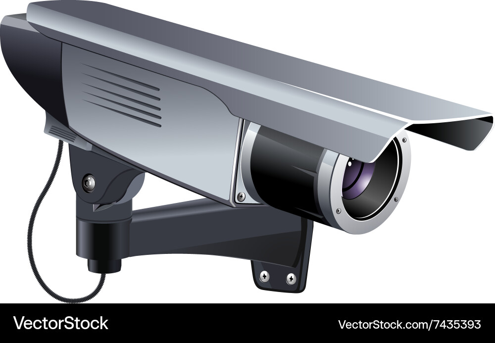 Security Camera System vector image