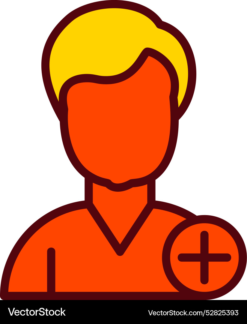User add icon design vector image