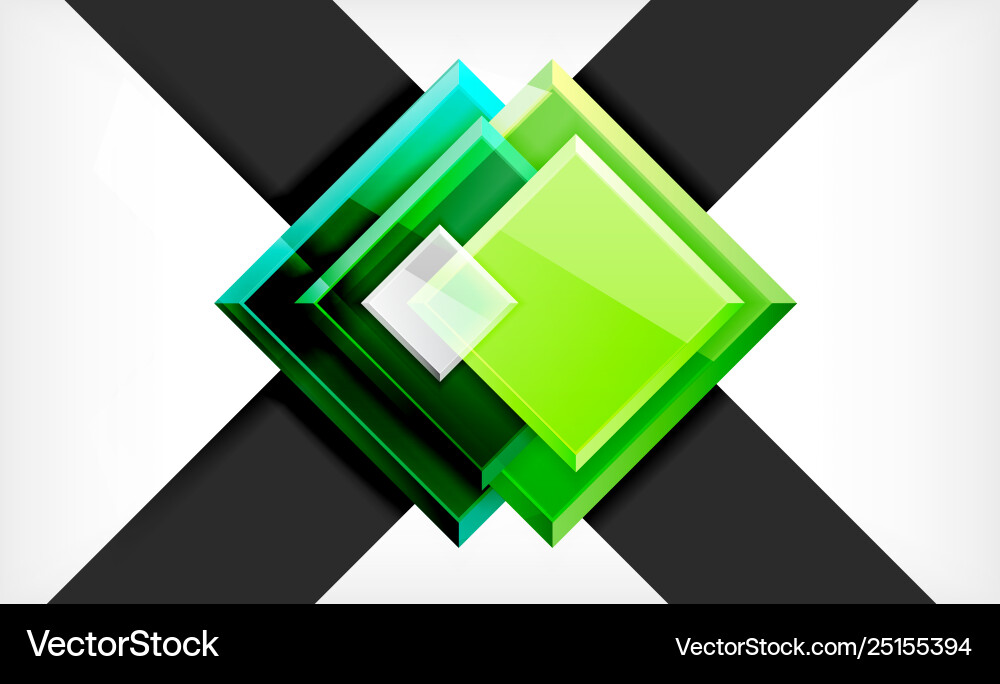 Colorful square and rectangle blocks background Vector Image