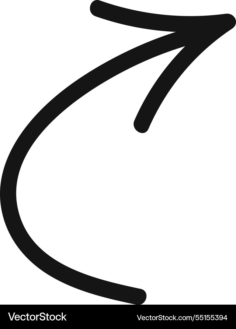 Grunge arrow pointer symbol design vector image