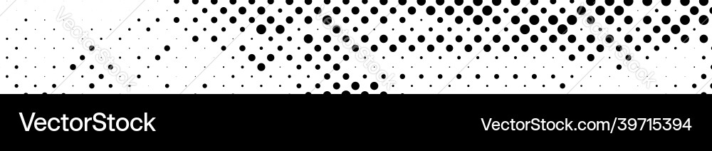 Halftone random circles dots pattern Vector Image