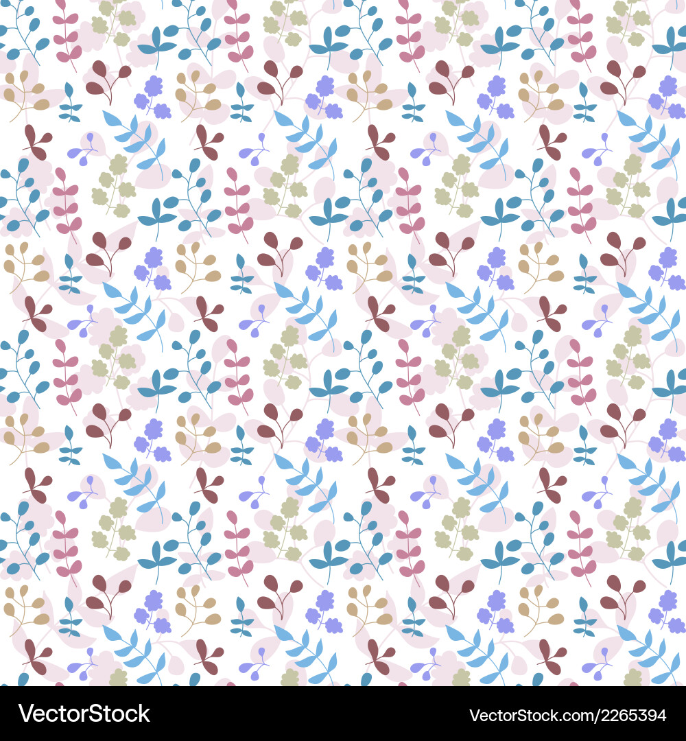 Seamless pattern with leaf Vector Image