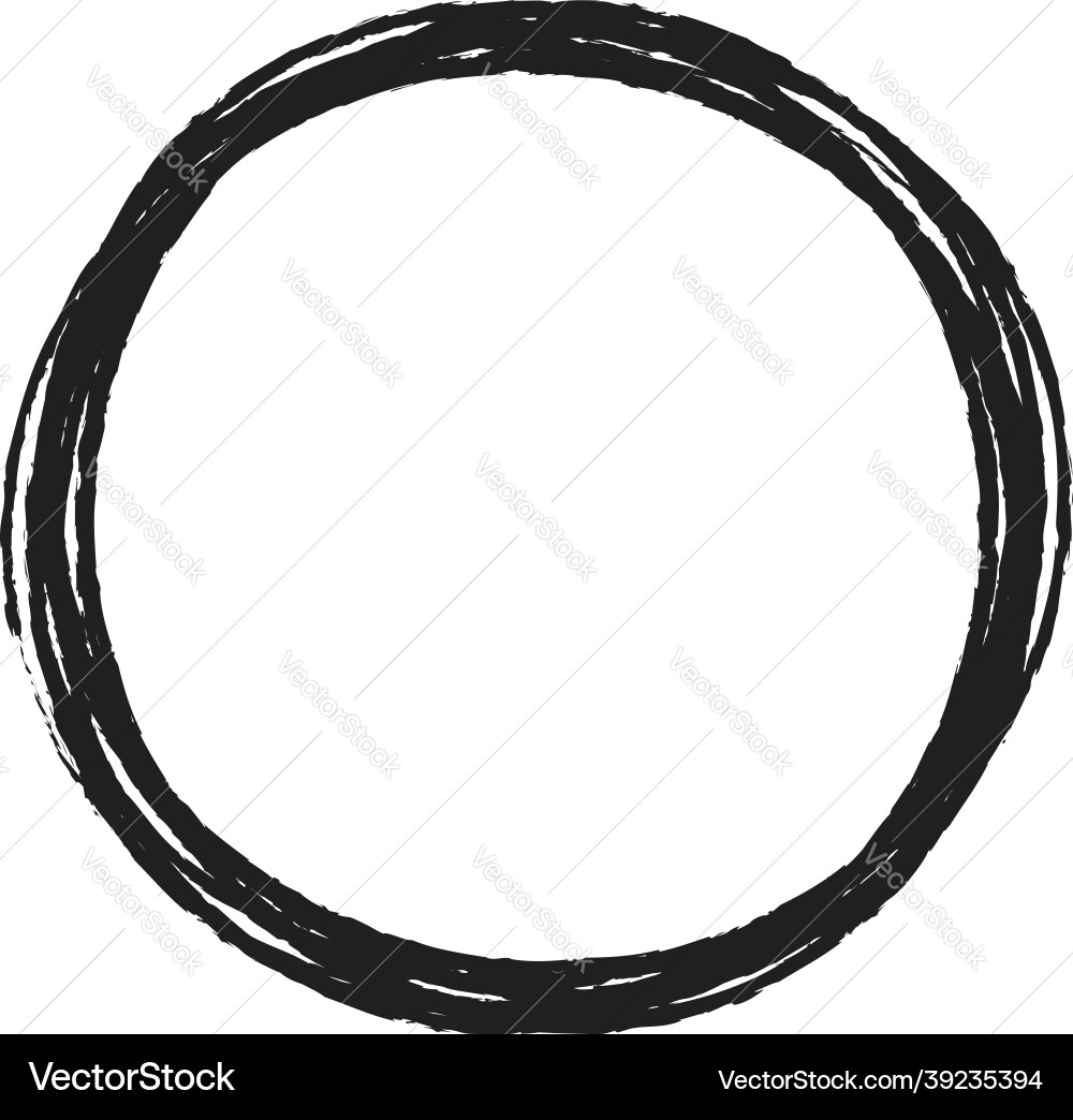 Sketch scribble sketchy grungy lines circles Vector Image
