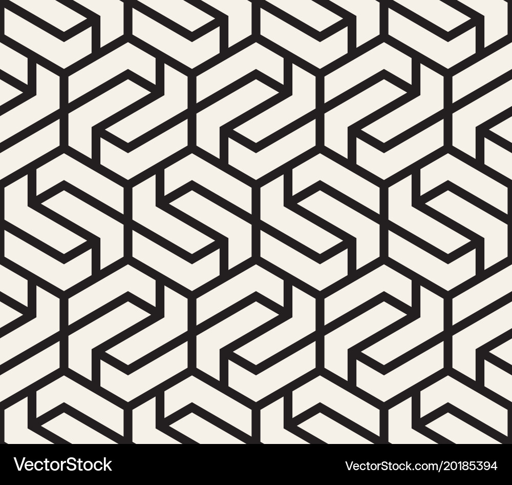Striped Abstract Pattern Vector Image