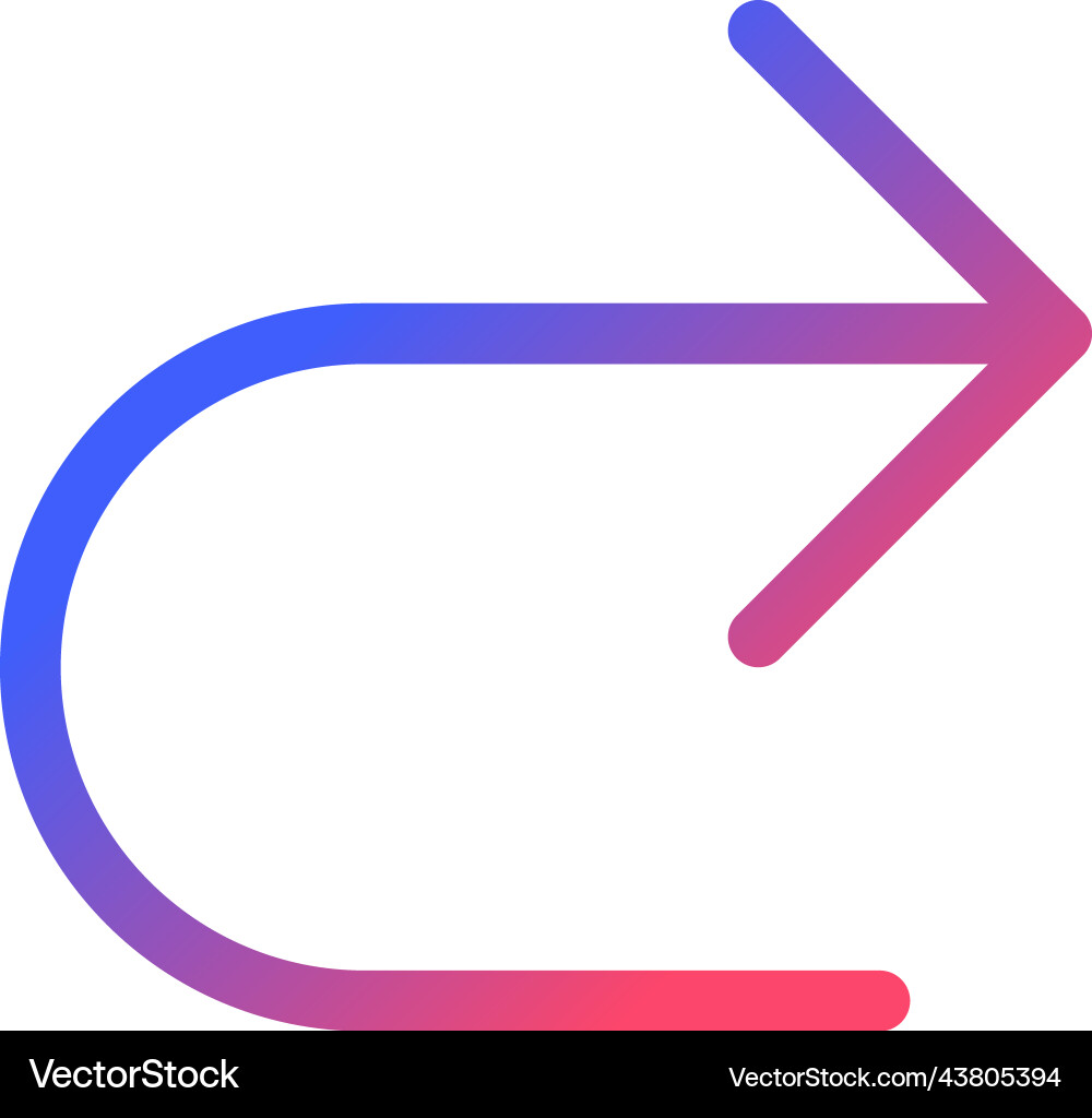 Wiederholen Pixel perfekte Gradienten lineare ui-Symbol Vektorbild