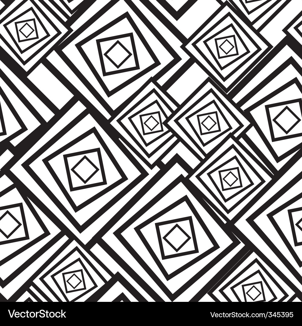 Geometric Square Pattern vector image
