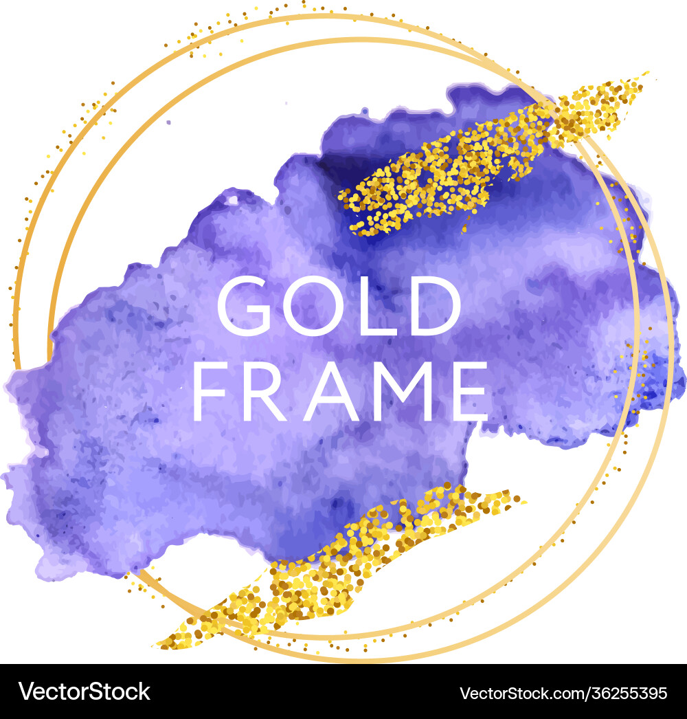 Violet watercolor hand drawn strokes paper grain Violet watercolor hand drawn strokes paper grain vector image