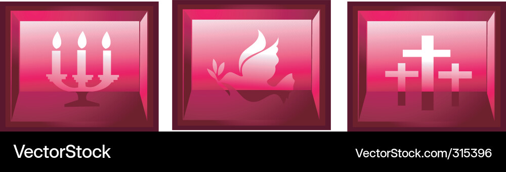 Button Vector Image