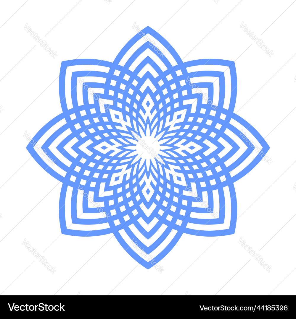 Geometric circle pattern Royalty Free Vector Image