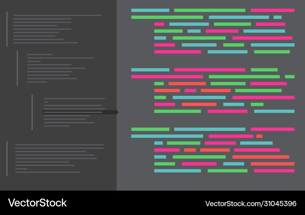 Programmierung Codierung Hintergrund dunkel Hintergrund Programmierung Codierung Hintergrund dunkel Hintergrund Vektorbild