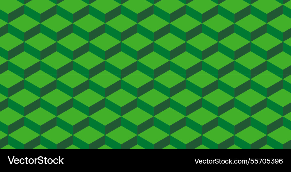 Seamless pattern with 3d cuboid shapes Seamless pattern with 3d cuboid shapes vector image