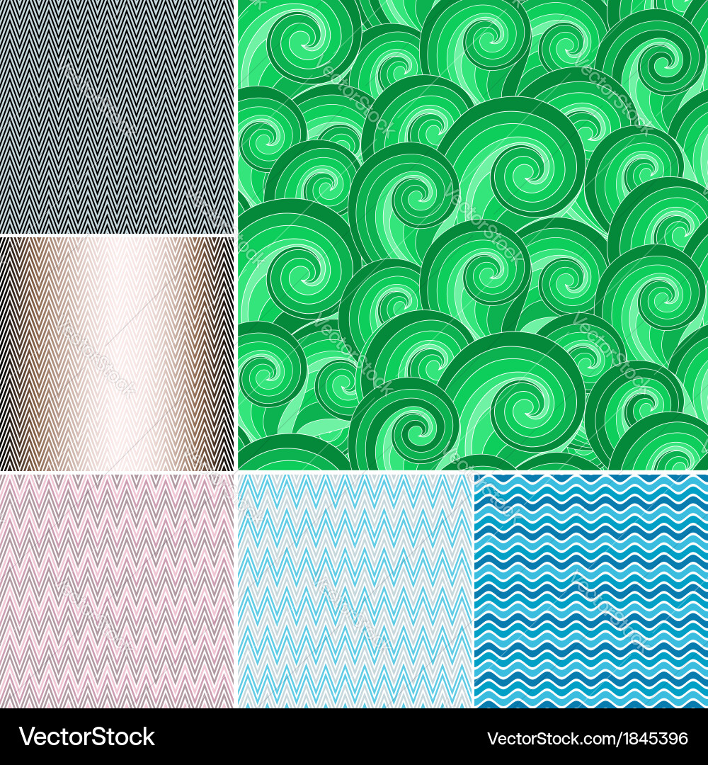 Set colorful patterns Vector Image