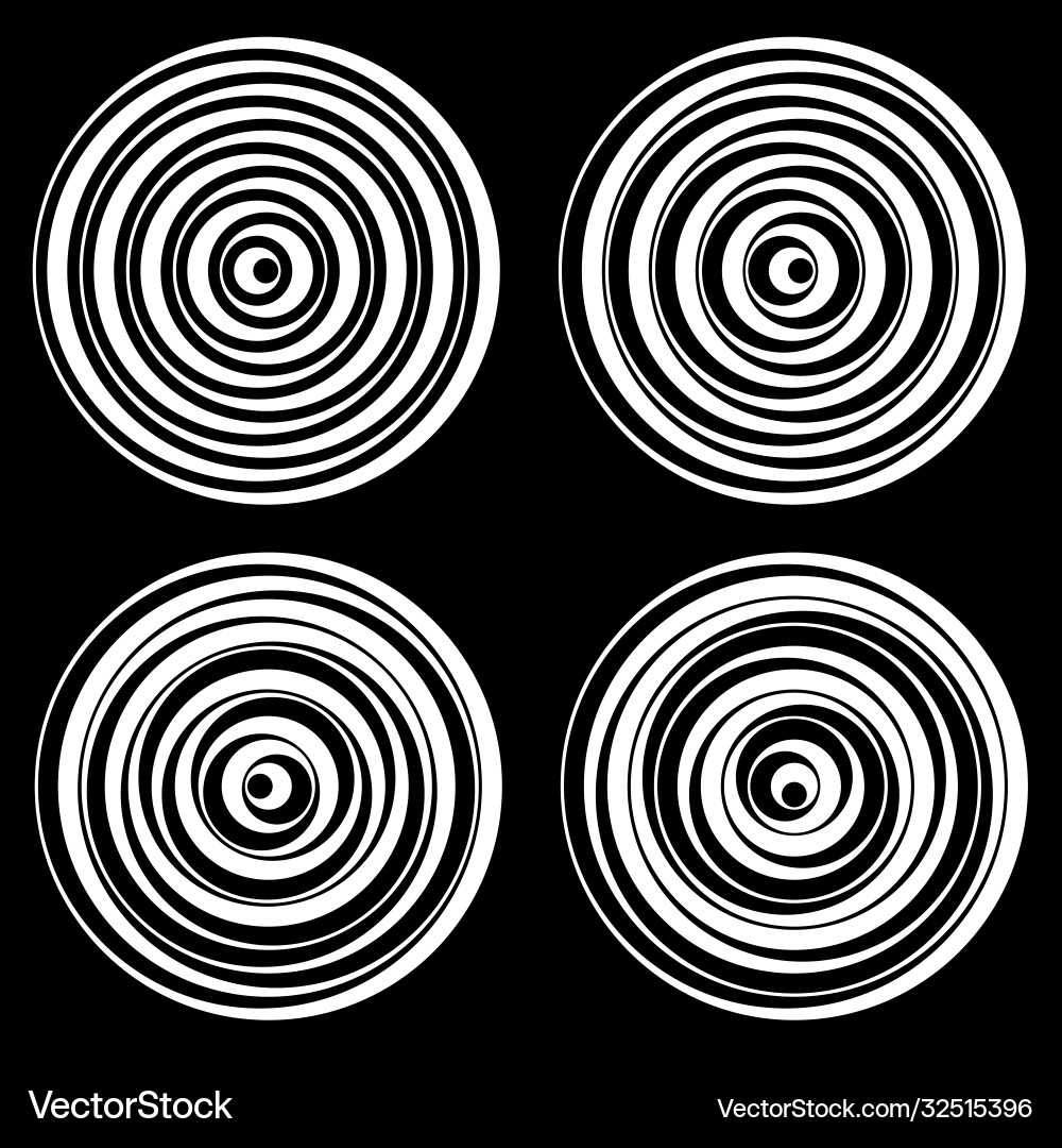 Set round elements from lines Set round elements from lines vector image