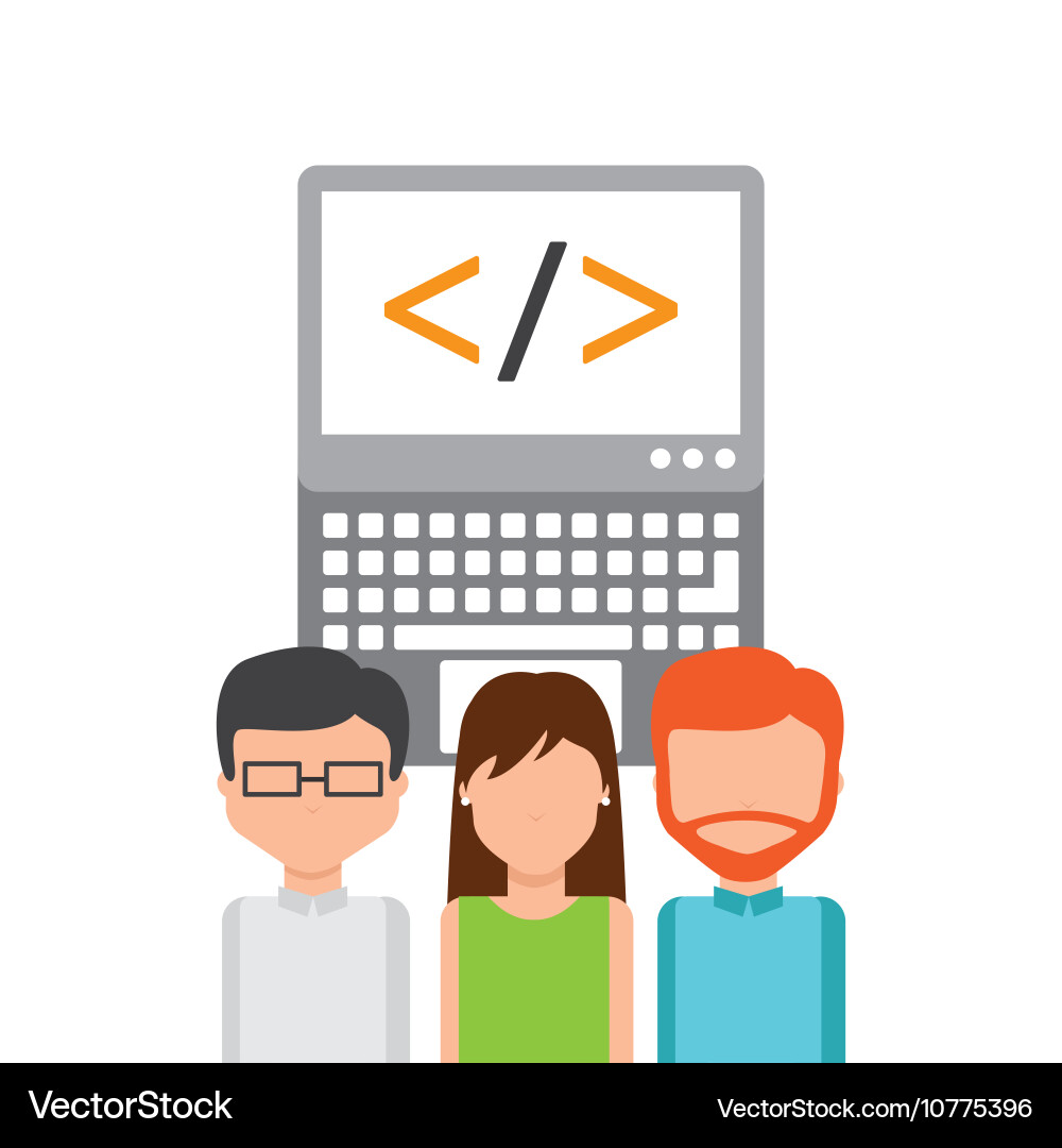 Software programming concept icon Vector Image