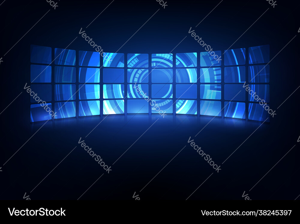 Abstract hud ui gui future futuristic screen Abstract hud ui gui future futuristic screen vector image