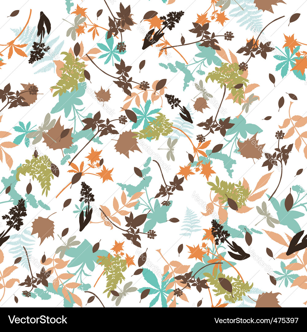 Floral Seamless Pattern vector image