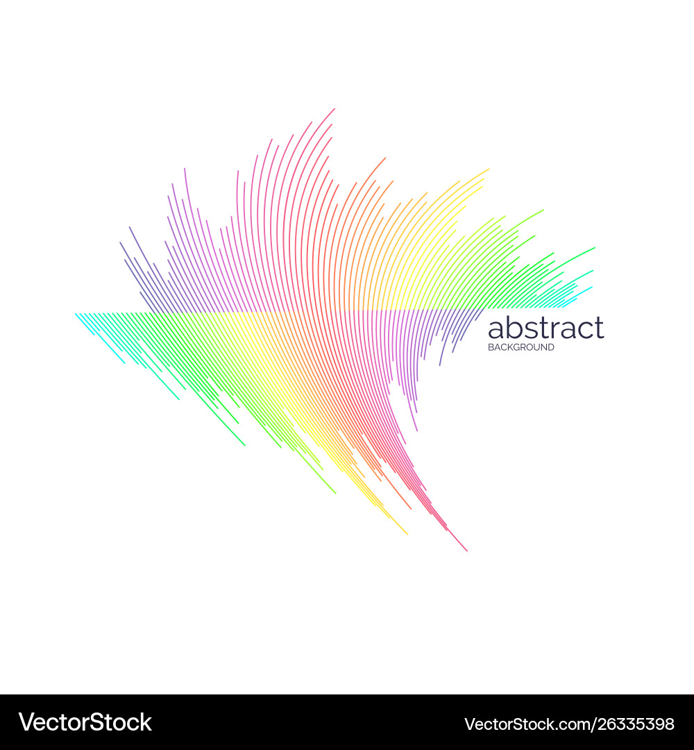 Abstraktes Element mit dynamischen Linien Abstraktes Element mit dynamischen Linien vektorbild