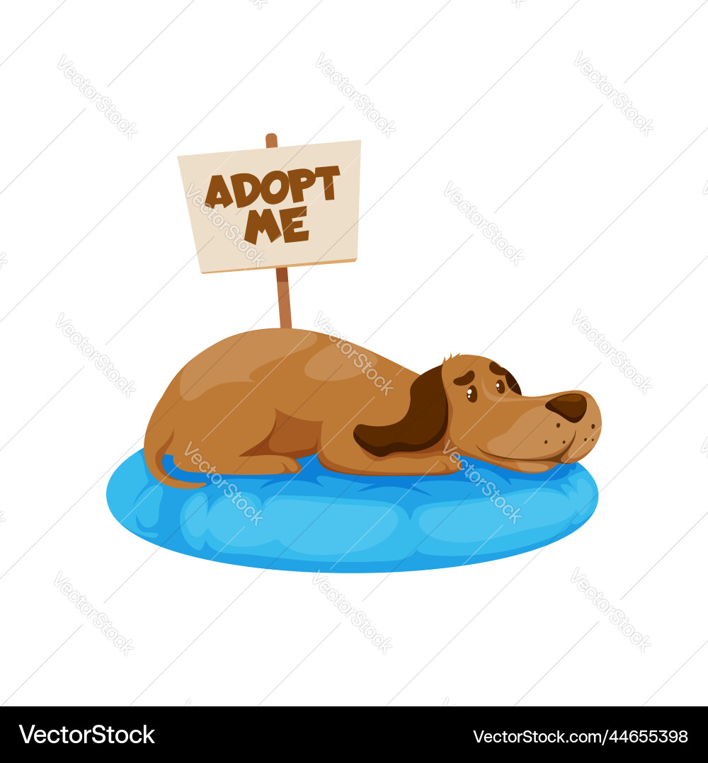 Adopt a dog stray pets Adoption helfen charity Adopt a dog stray pets Adoption helfen charity vektorbild