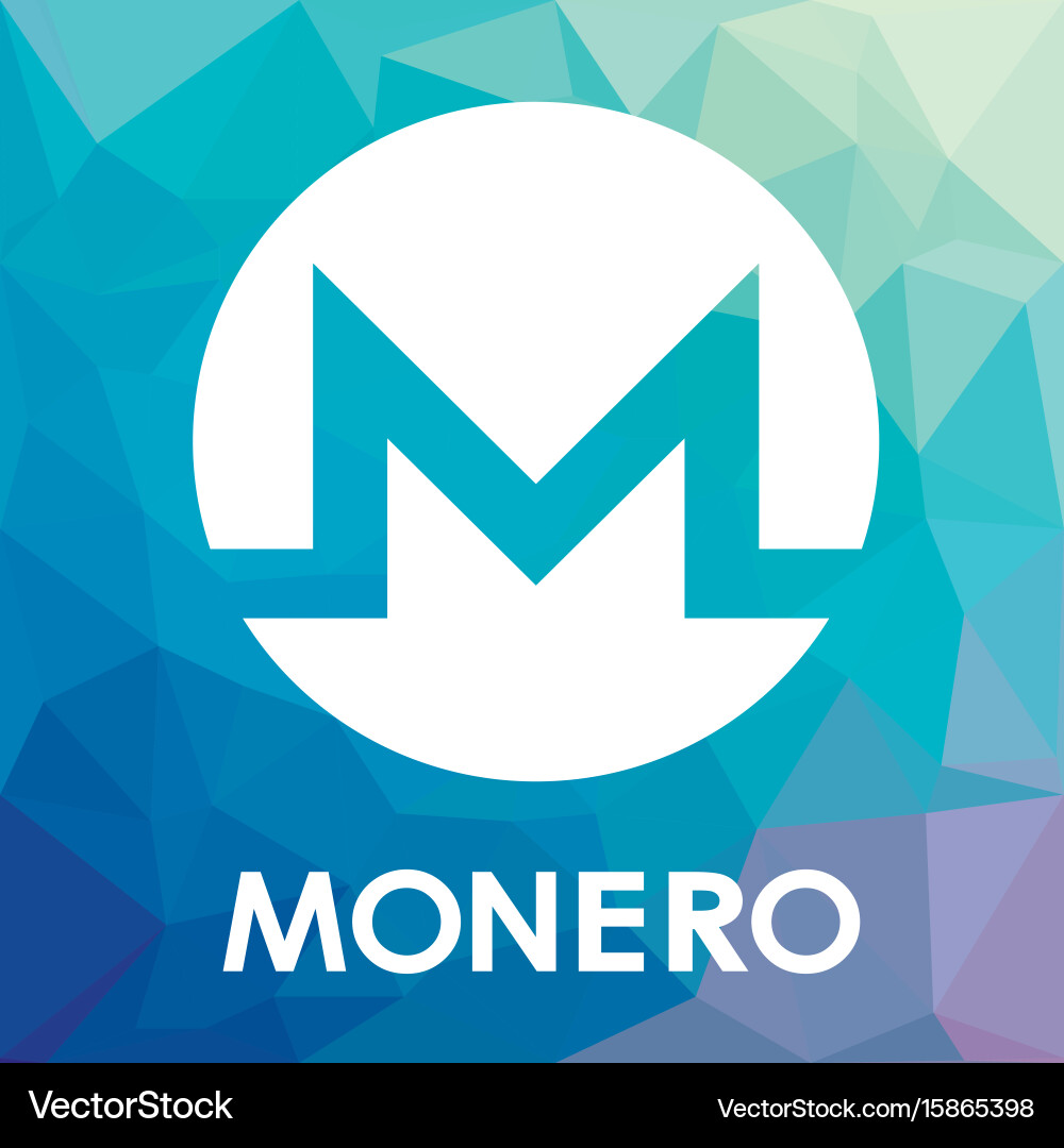 Monero Cryptocurrency Logo – Royalty-Free Vector | VectorStock
