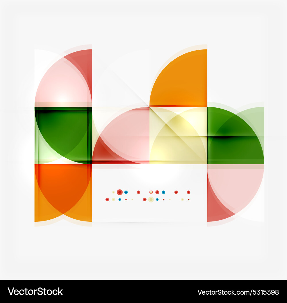 Semicircle triangle pattern Vector Image