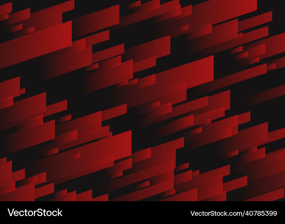 Abstract background of red and dark color Vector Image