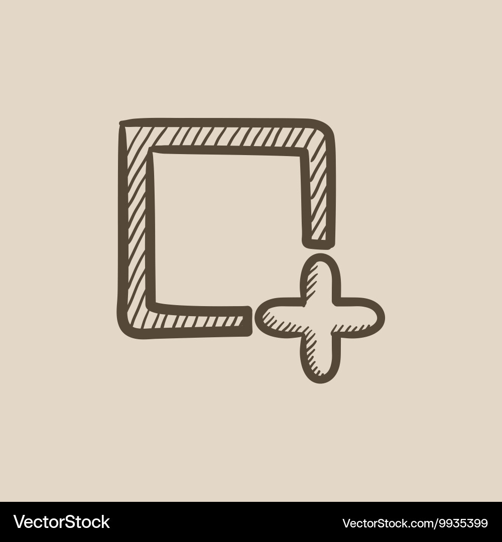 Add file sketch icon Vector Image