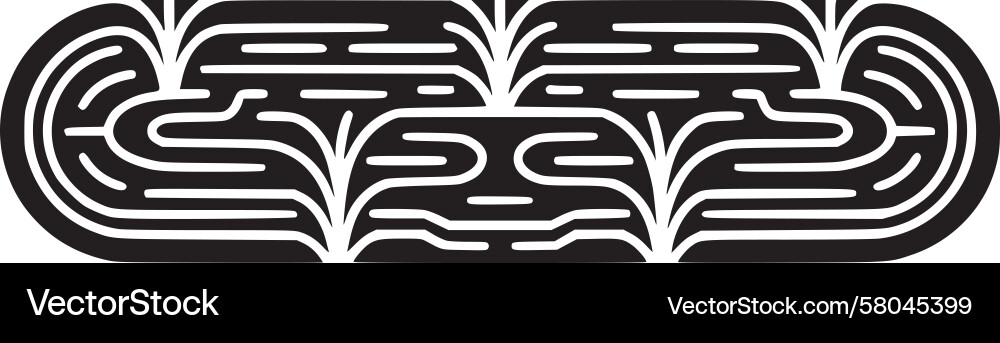 Dynamic Fluid Wave Form Vector Image