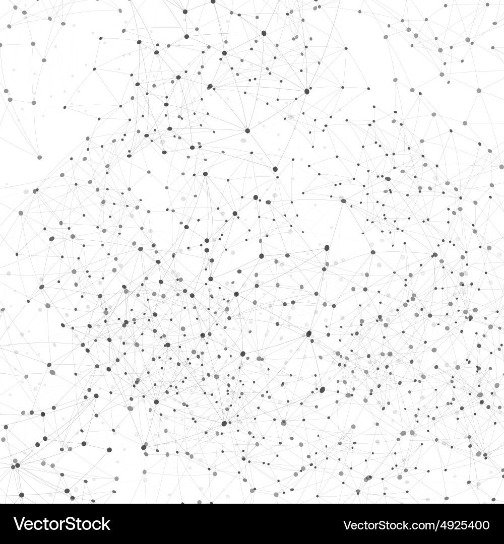 Abstract Network Geometry Vector Image