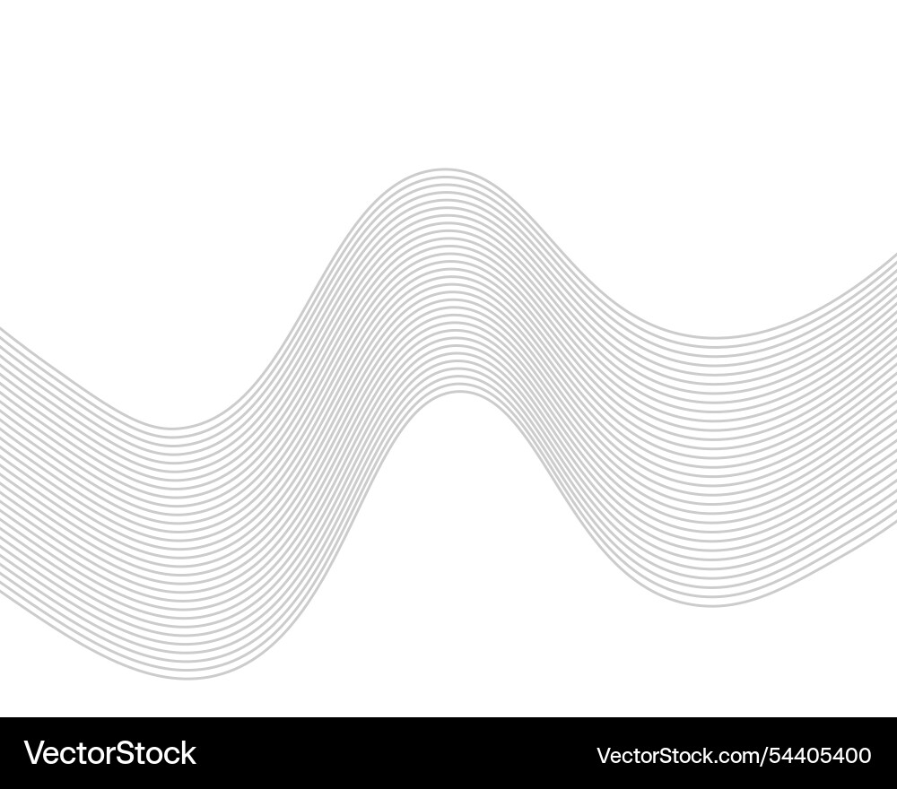 Abstract wavy line background pattern Vector Image