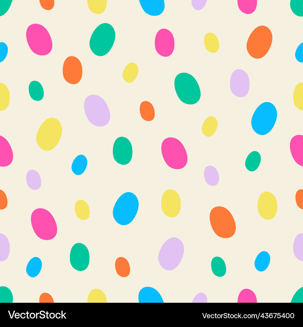 Seamless pattern with multicolored specks Seamless pattern with multicolored specks Vector Image