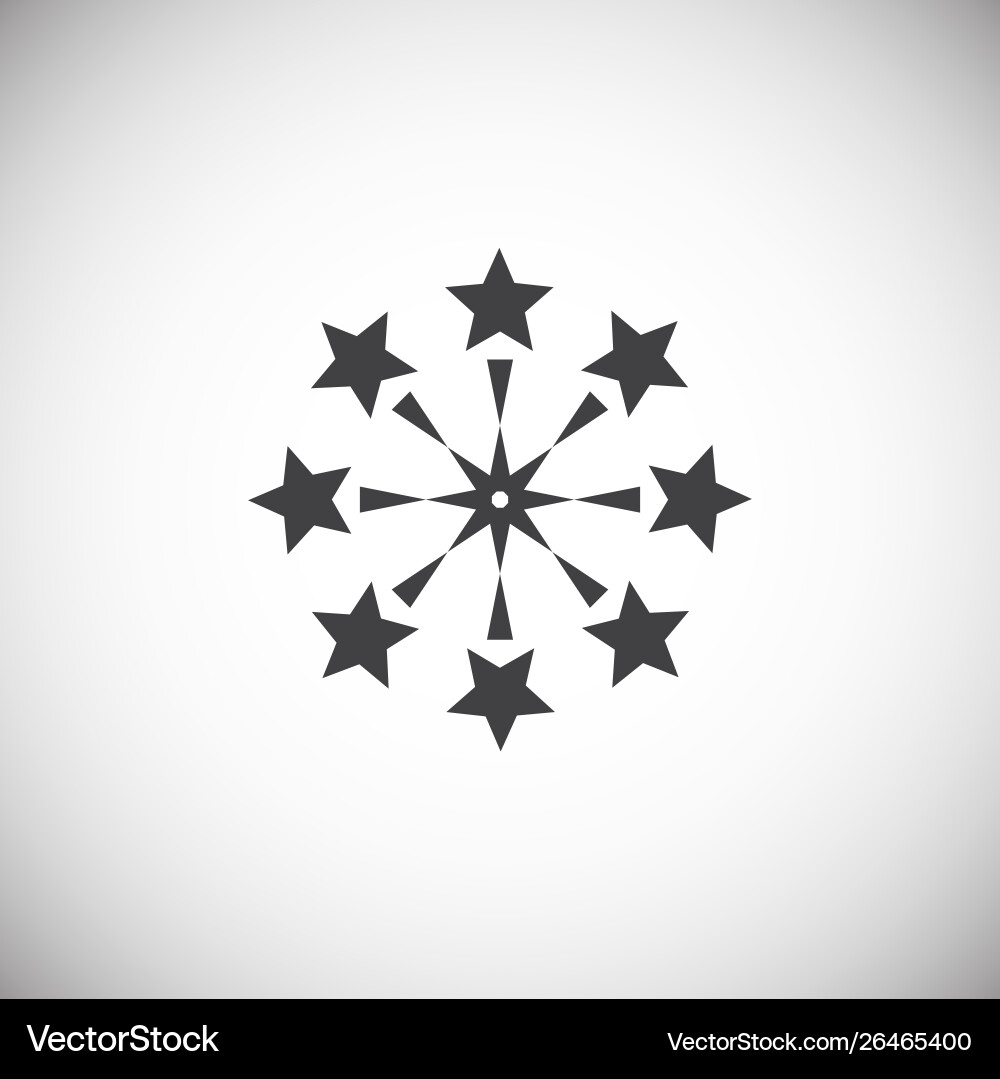 Sparkle icon on background for graphic and web Vector Image