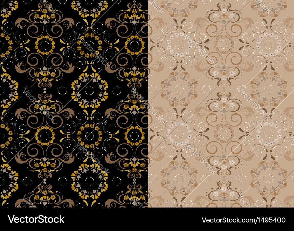 Variations delicate seamless pattern Vector Image