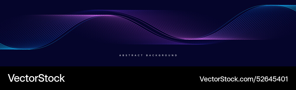 Dark abstract background with glowing wave shiny Dark abstract background with glowing wave shiny vector image
