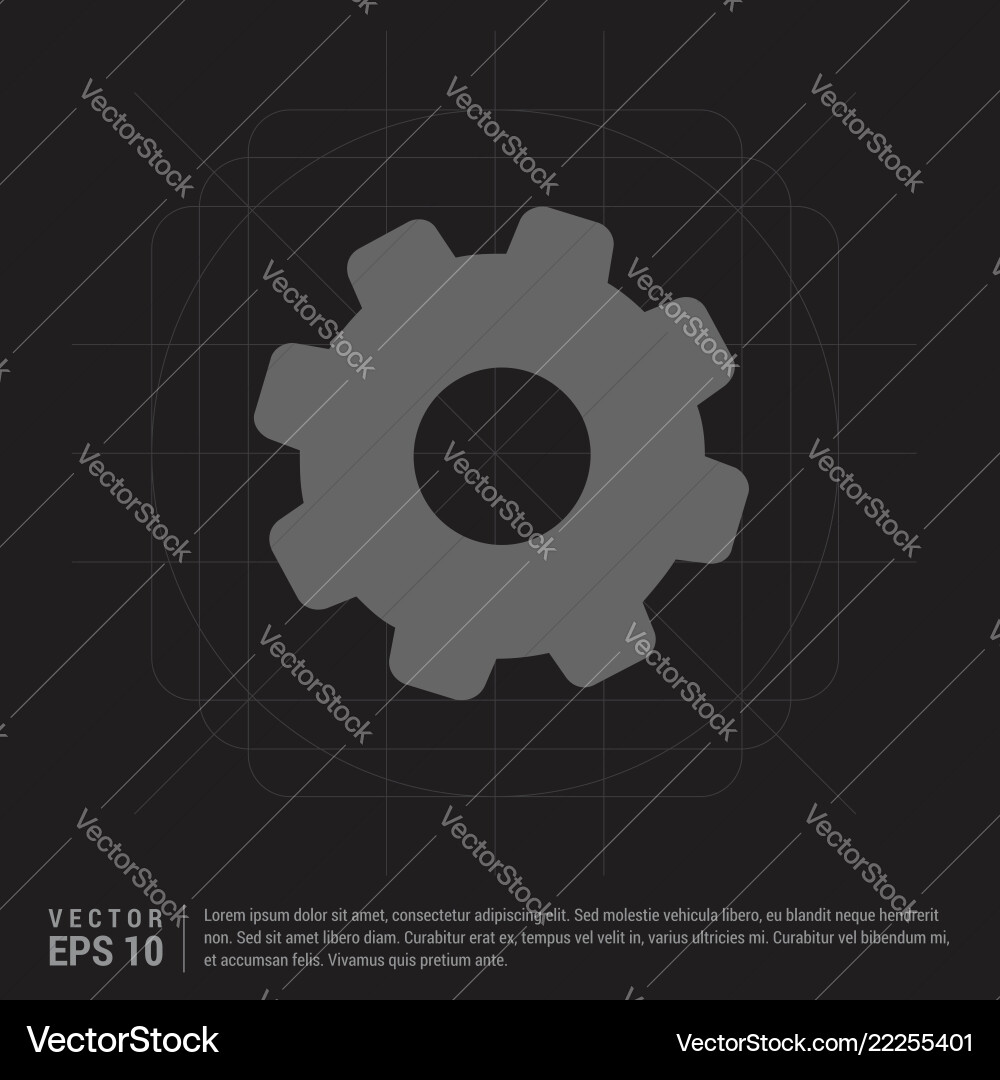 Setting icon Vector Image