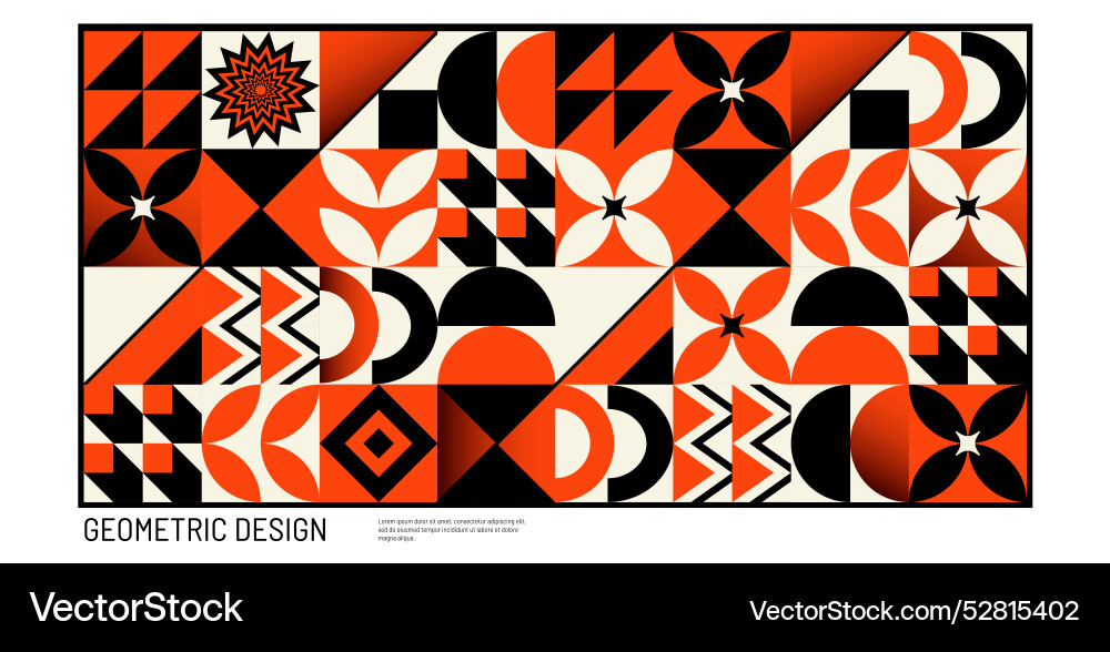 Abstract poster design template the pattern Abstract poster design template the pattern Vector Image