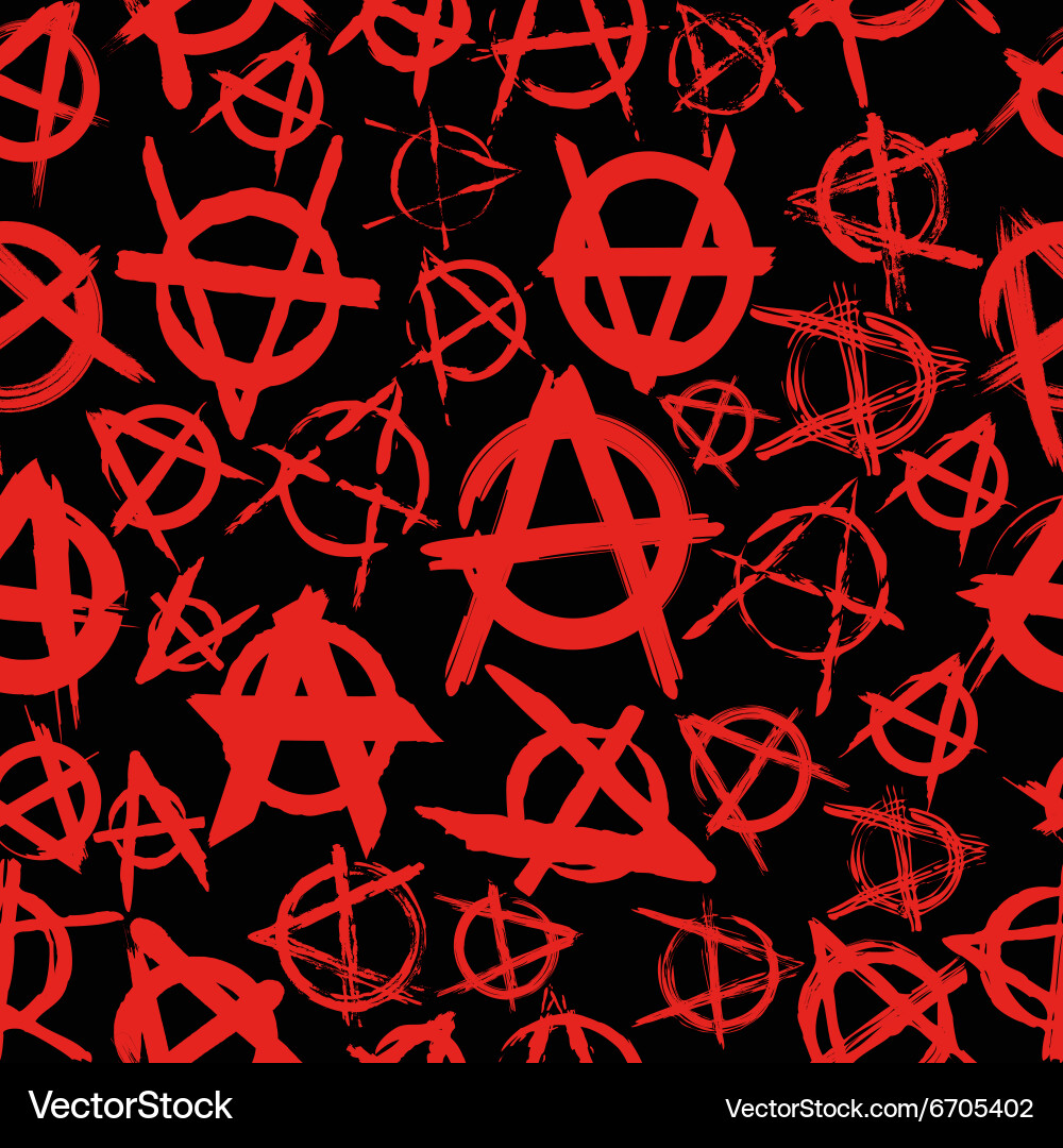 Anarchy Pattern vector image