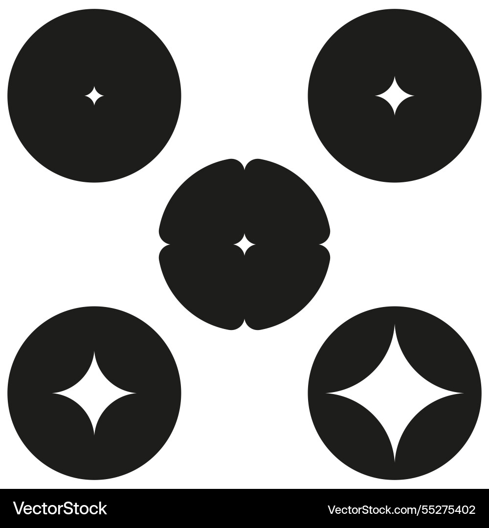 Dark circular design abstract symmetric pattern Dark circular design abstract symmetric pattern vector image