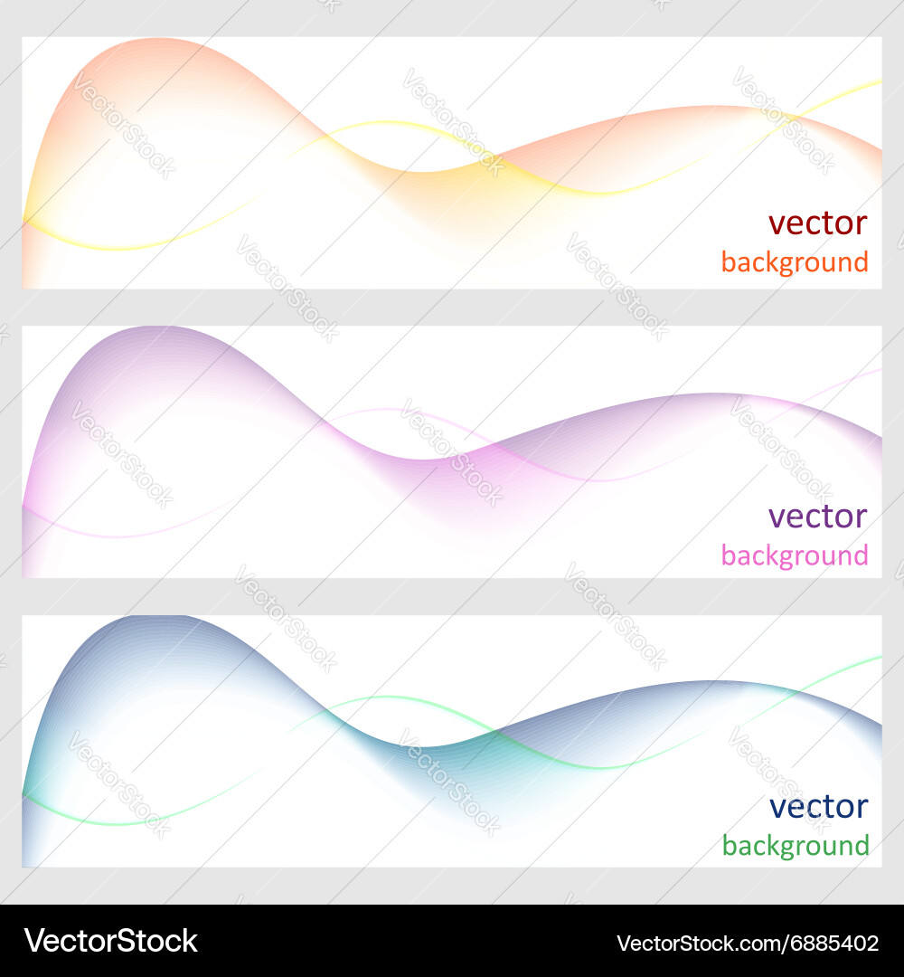 Set abstract background vector image
